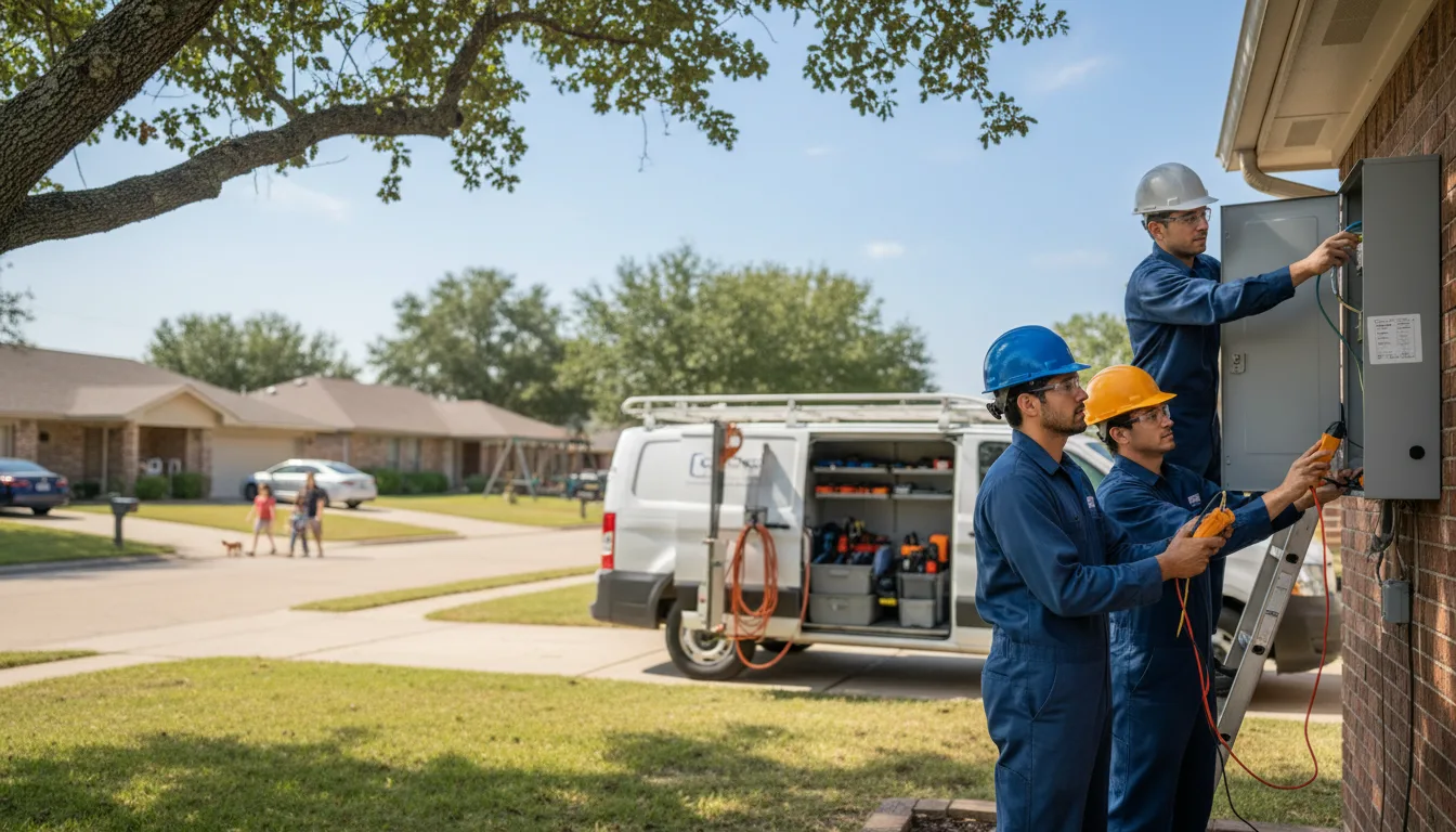 Certified electrician providing emergency electrical services in Vickery, OH
